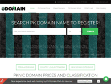 Tablet Screenshot of pk-domain.com